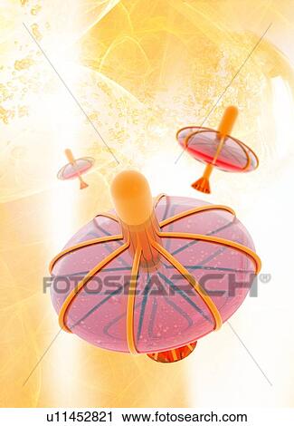 Stock Image - Nanoparticle drug delivery, artwork. Fotosearch