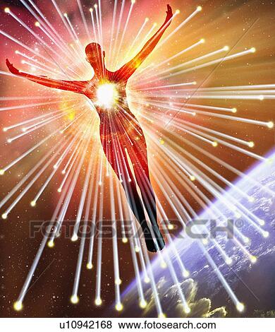 Stock Photo - Neutrinos, conceptual image. Fotosearch