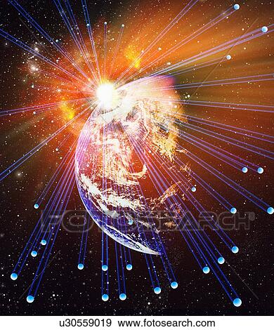 Neutrinos, conceptual image View Large Photo Image Stock Photo - Neutrinos, conceptual image. Fotosearch