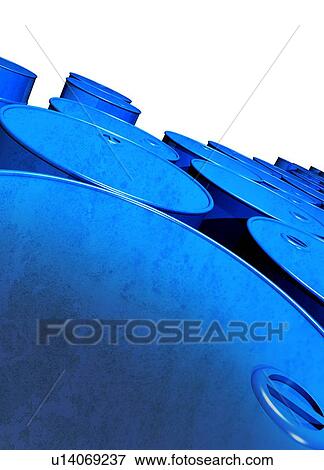 Oil drums, artwork View Large Photo Image Stock Photo - Oil drums, artwork. Fotosearch