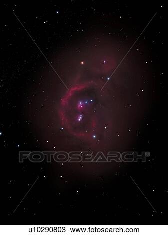 Stock Image - Orion bathed in nebulosity, artwork. Fotosearch