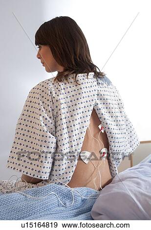Stock Photo - Pain relief during labour. Fotosearch