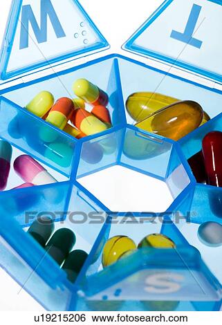 Pill box View Large Photo Image Stock Photograph - Pill box. Fotosearch