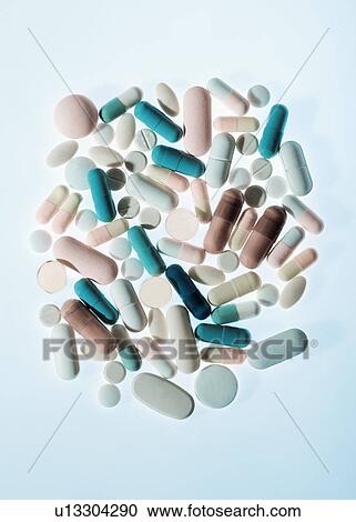 Stock Image - Pills. Fotosearch