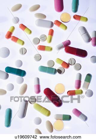Stock Image - Pills. Fotosearch