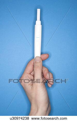 Stock Photo - Pregnancy test. Fotosearch