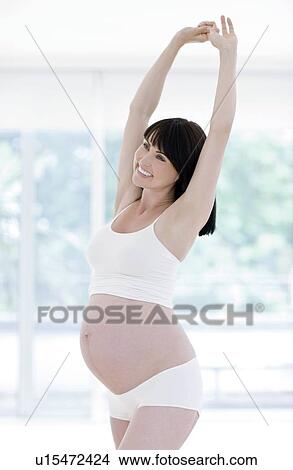 Picture - Pregnant woman. Fotosearch