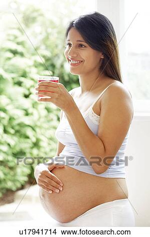 Picture - Pregnant woman. Fotosearch