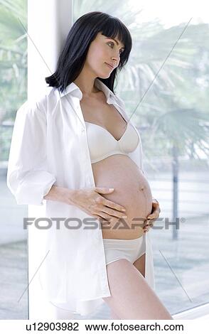 Pregnant woman View Large Photo Image Stock Image - Pregnant woman. Fotosearch