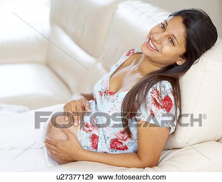 Pregnant woman View Large Photo Image Stock Photo - Pregnant woman. Fotosearch