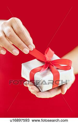 Stock Image - Present. Fotosearch