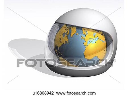 Stock Image - Protect the planet, conceptual artwork. Fotosearch