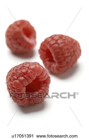 Stock Image - Raspberries. Fotosearch