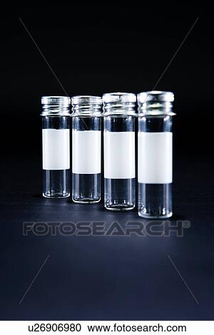 Stock Image - Sample bottles. Fotosearch