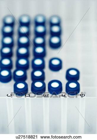 Stock Image - Sample tubes. Fotosearch
