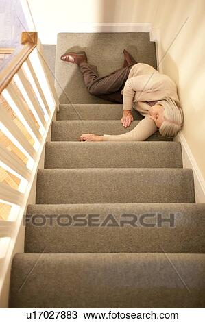 Senior woman injured in fall View Large Photo Image Stock Image - Senior woman injured in fall. Fotosearch