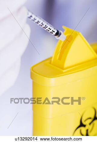 Picture - Sharps disposal. Fotosearch