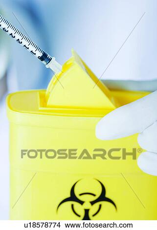 Sharps disposal View Large Photo Image Picture - Sharps disposal. Fotosearch