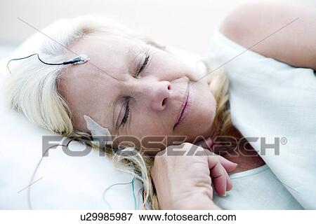 Sleep research View Large Photo Image Stock Photo - Sleep research. Fotosearch