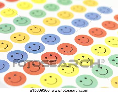 Smiley face stickers View Large Photo Image Stock Photograph - Smiley face stickers. Fotosearch