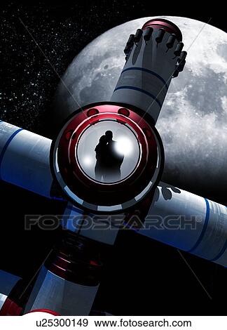 Space hotel, artwork View Large Photo Image Stock Photo - Space hotel, artwork. Fotosearch