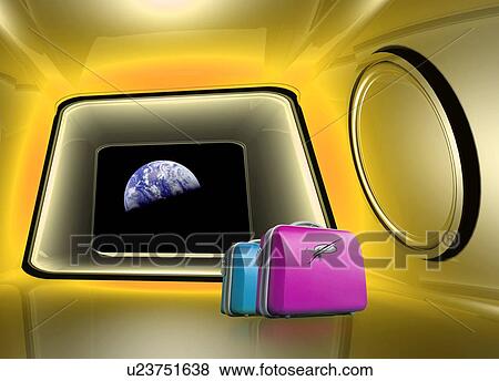 Space tourism, artwork View Large Photo Image Stock Photo - Space tourism, artwork. Fotosearch