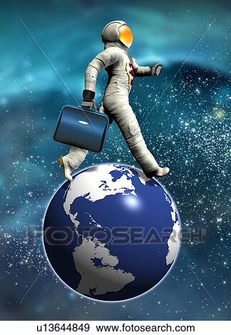 Space tourist, conceptual artwork View Large Photo Image Stock Photo - Space tourist, conceptual artwork. Fotosearch