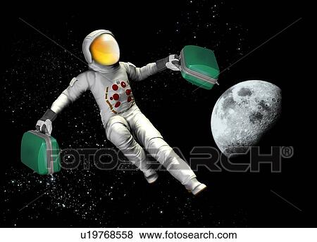 Stock Photo - Space tourist, conceptual artwork. Fotosearch