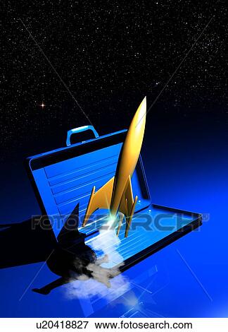 Stock Photo - Space travel, conceptual artwork. Fotosearch
