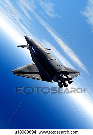 Picture - Spaceship, artwork. Fotosearch