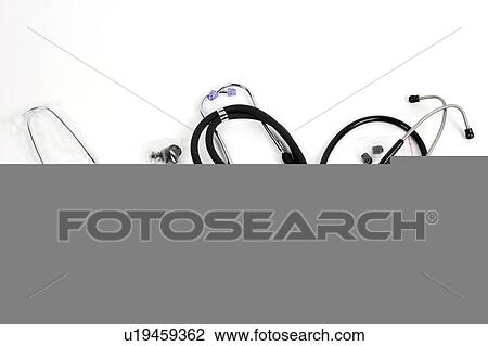 Stock Image - Stethoscopes. Fotosearch