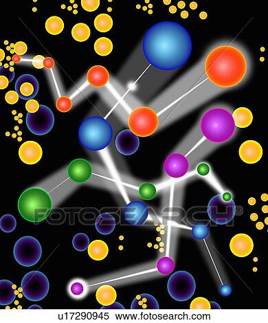 Subatomic particles, artwork View Large Photo Image Stock Photography - Subatomic particles, artwork. Fotosearch