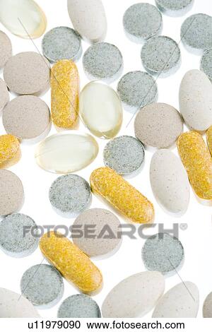 Stock Image - Supplements. Fotosearch