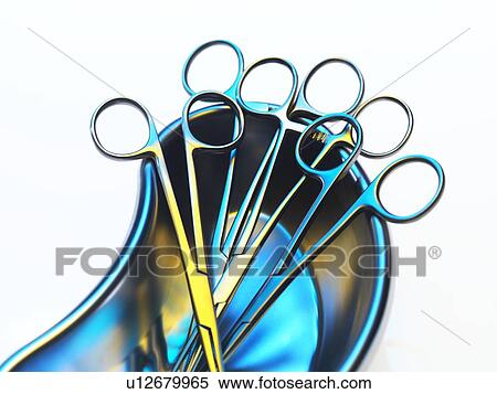 Surgical instruments in a dish View Large Photo Image Stock Photography - Surgical instruments in a dish. Fotosearch