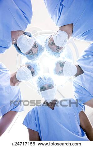 Stock Photograph - Surgical team. Fotosearch