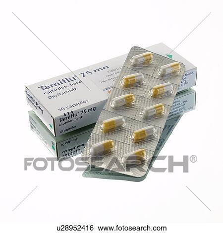 Stock Photograph - Tamiflu capsules. Fotosearch