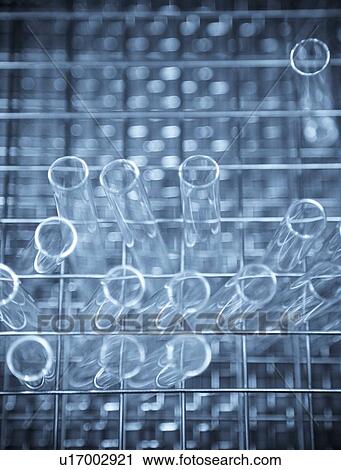 Stock Image - Test tubes. Fotosearch