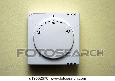 Stock Image - Thermostat. Fotosearch