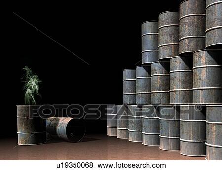 Stock Photo - Toxic waste, conceptual artwork. Fotosearch