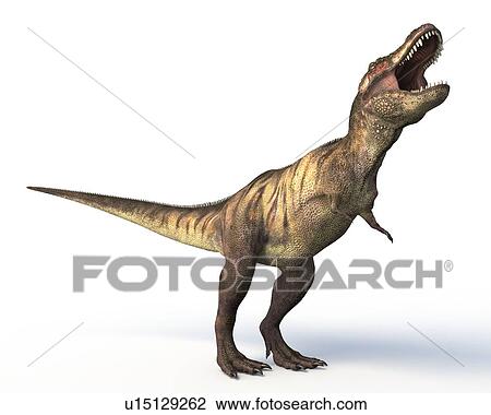 Stock Image - Tyrannosaurus rex dinosaur. Fotosearch