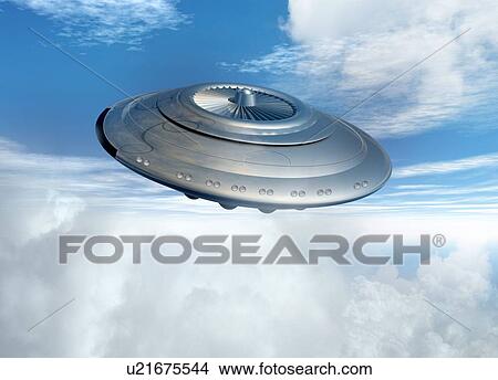 UFO, artwork View Large Photo Image Picture - UFO, artwork. Fotosearch