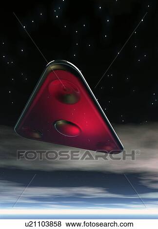 Stock Photo - UFO, artwork. Fotosearch