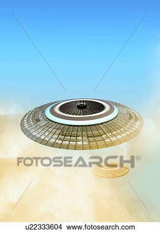 UFOs, artwork View Large Photo Image Picture - UFOs, artwork. Fotosearch