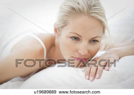 Stock Photo - Unhappy woman. Fotosearch