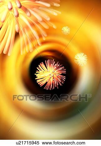 Stock Photography - Viral infection, conceptual artwork. Fotosearch