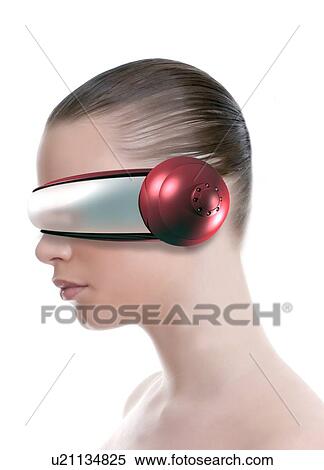 Virtual reality headset View Large Photo Image Stock Photography - Virtual reality headset. Fotosearch