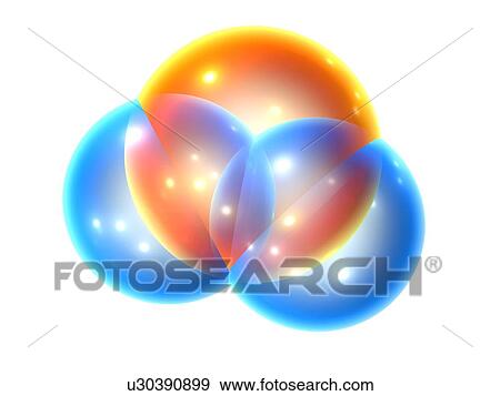 Stock Photo - Water molecule. Fotosearch