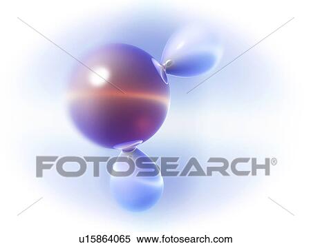Stock Photography - Water molecule. Fotosearch