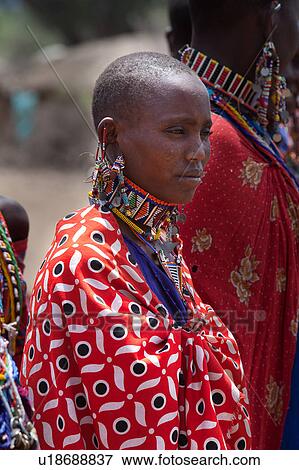 Masai, African, Maasai, Kenya, Amboseli, Nilote, Africa View Large Photo Image Stock Photo - Masai, African, Maasai, Kenya, Amboseli, Nilote, Africa. Fotosearch