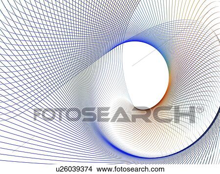 Picture - Abstract line pattern. Fotosearch